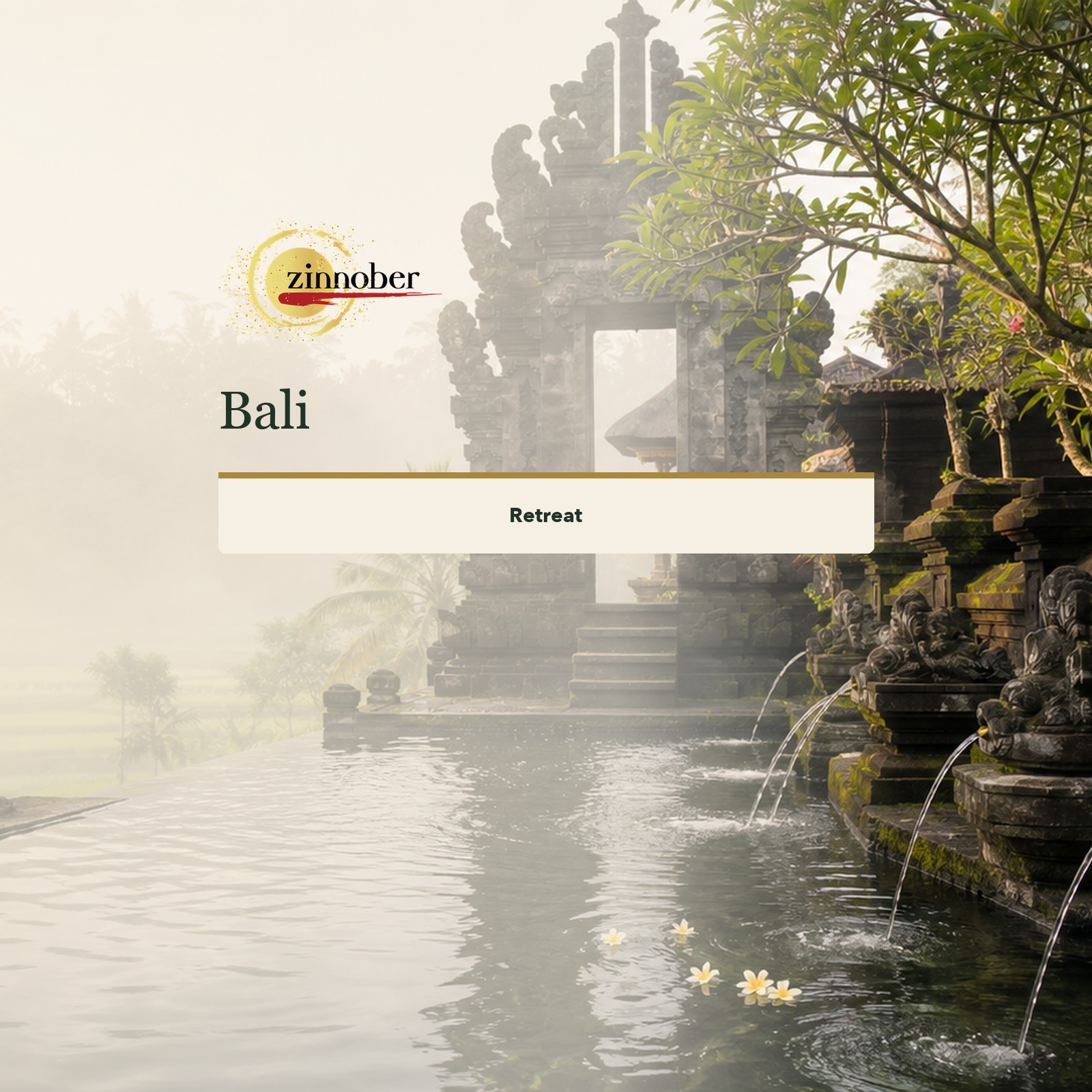 Bali Tantra Retreat der Zinnoberschule